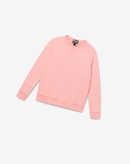 Fila Logan Crewneck 681 Strawberry Ice | 901824-QNP