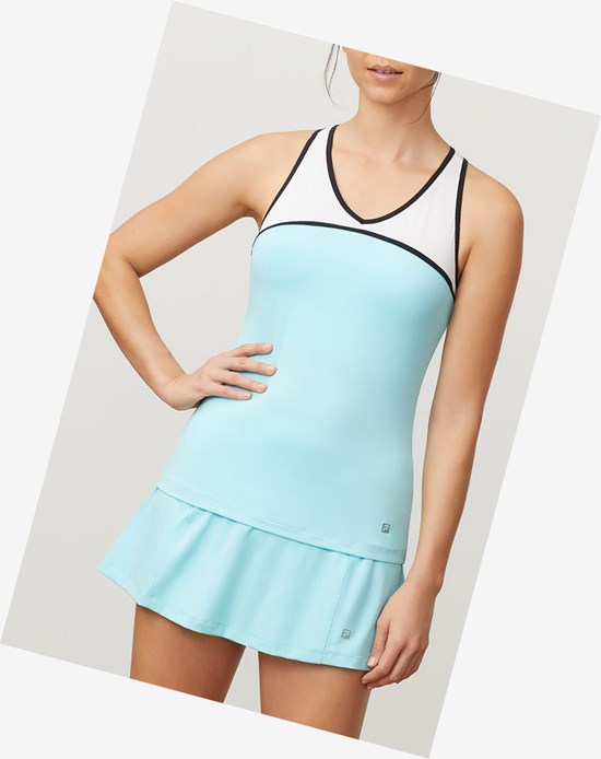 Fila Love Game Racerback Tank Angbl/Wht/Blk | 561397-JPH