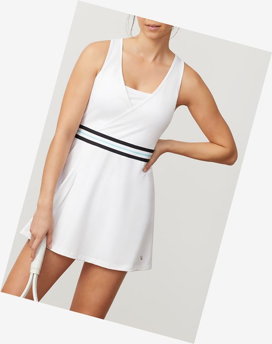 Fila Love Game Vestido Blancos | 208314-MHL