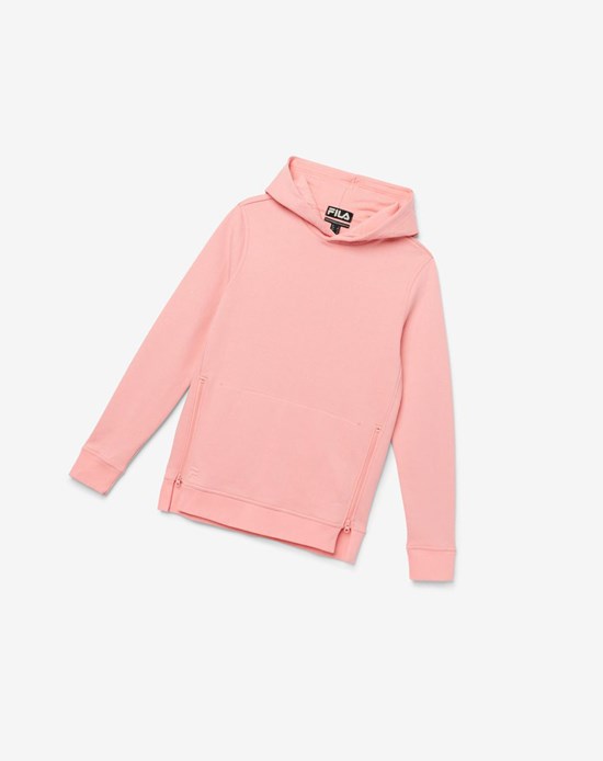 Fila Maddox Pullover Hoodie 681 Strawberry Ice | 145768-MPC