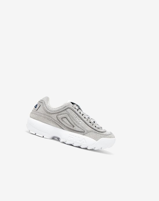 Fila Made In Italy Disruptor 2 Sneakers Msil/Msil/Wht | 486139-YZA
