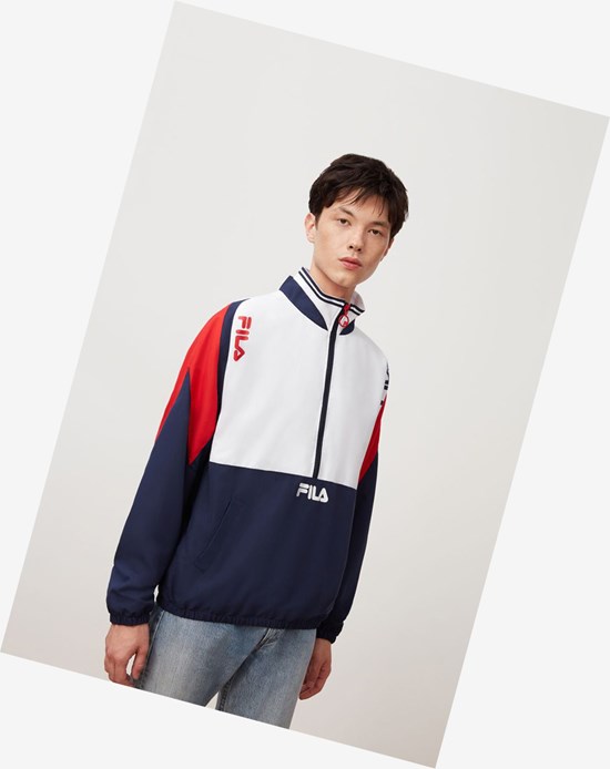 Fila Marty Windjacket Peac/Wht/Cred | 619704-MAT