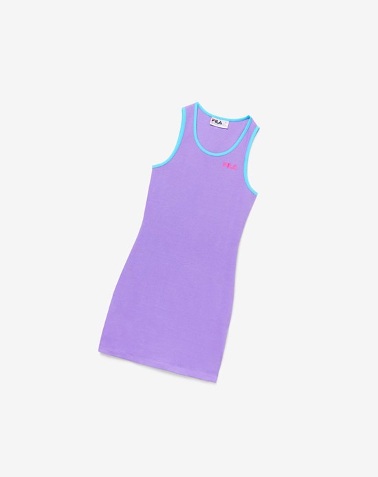 Fila Mattea Vestido Morados Rosas Azules | 360924-YCG