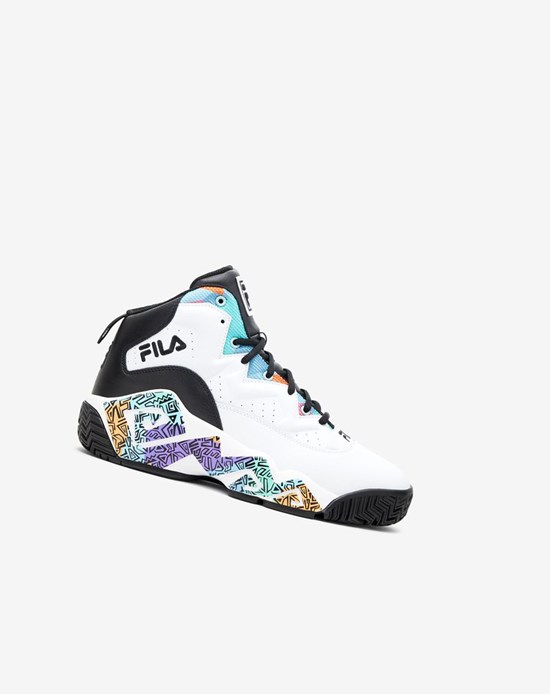 Fila Mb '90s Sneakers Blancos Negros | 067149-LFG