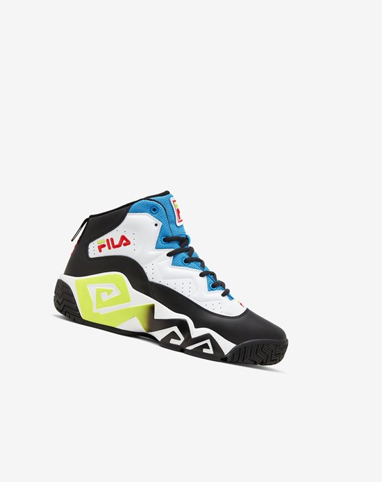 Fila Mb Sneakers Blancos Negros Azules | 493580-BOE
