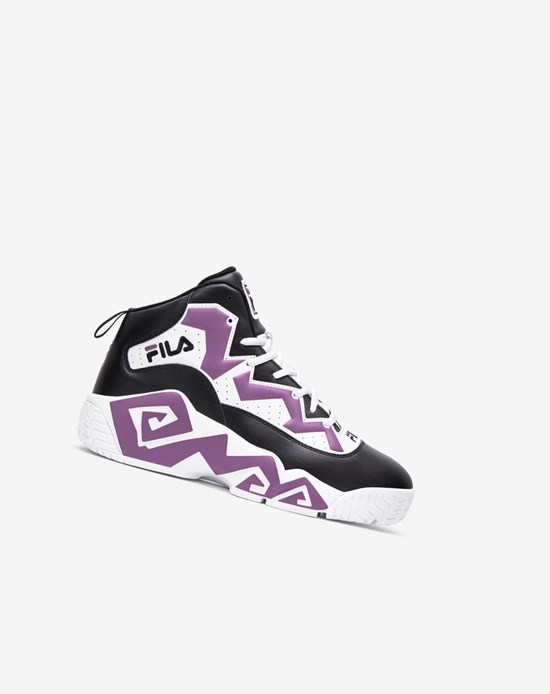 Fila Mb Sneakers Negros Blancos | 471062-DJG