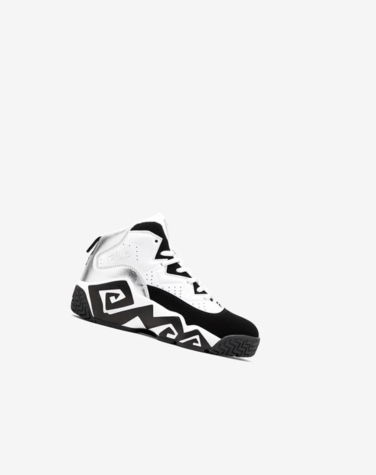 Fila Mb Tenis Shoes Blancos Plateados Negros | 943162-HRM