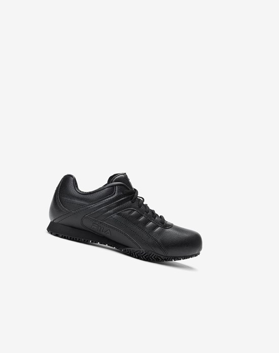 Fila Memory Elleray 5 Slip Resistant Anchos Ancho Shoe Casuales Shoes Negros | 836945-VTF
