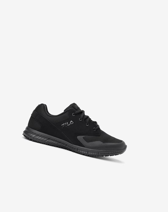 Fila Memory Layers Evo Slip Resistant Shoe Casuales Shoes Blk/Blk/Blk | 732906-STM