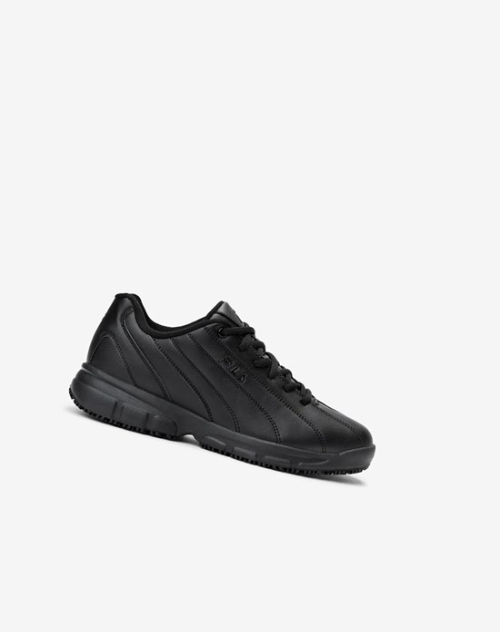 Fila Memory Niteshift Slip Resistant Shoe Casuales Shoes Blk/Blk/Blk | 309648-RBL