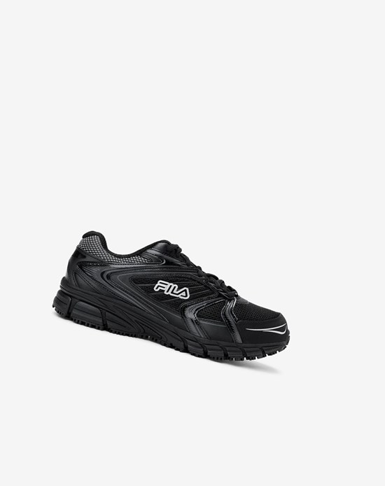 Fila Memory Reckoning 7 Slip Resistant Steel Puntera Shoe Boots Blk/Blk/Msil | 637891-YLU