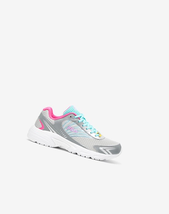 Fila Memory Starform Slip Resistant Shoe Casuales Shoes Plateados Azules | 301986-EMT