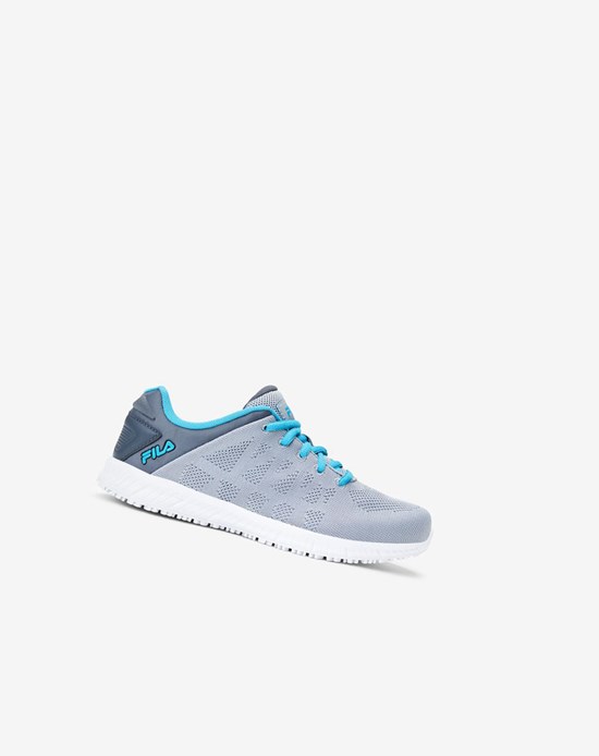 Fila Memory Techknit Slip And Agua Resistant Shoe Casuales Shoes 253 High Rise / Castle Rock / Scubba | 986721-NAD