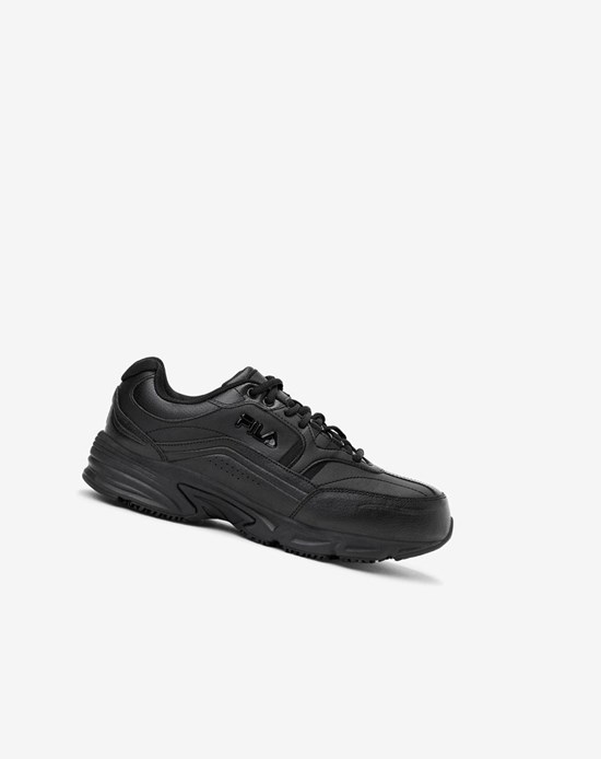 Fila Memory Workshift 2 Slip Resistant Composite Puntera Shoe Boots Blk/Blk/Blk | 128904-JNM