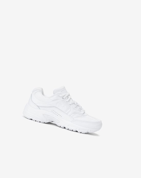 Fila Memory Workshift Slip Resistant Shoe Casuales Shoes Wht/Wht/Wht | 760893-MLO