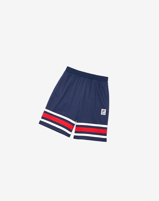 Fila Mesh Shorts Azul Marino | 264719-ZAQ