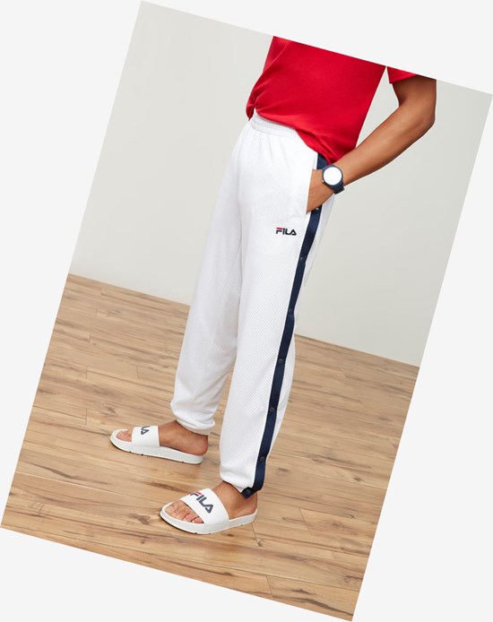 Fila Milo Tear Away Pant Wht/Peac | 810532-XJU