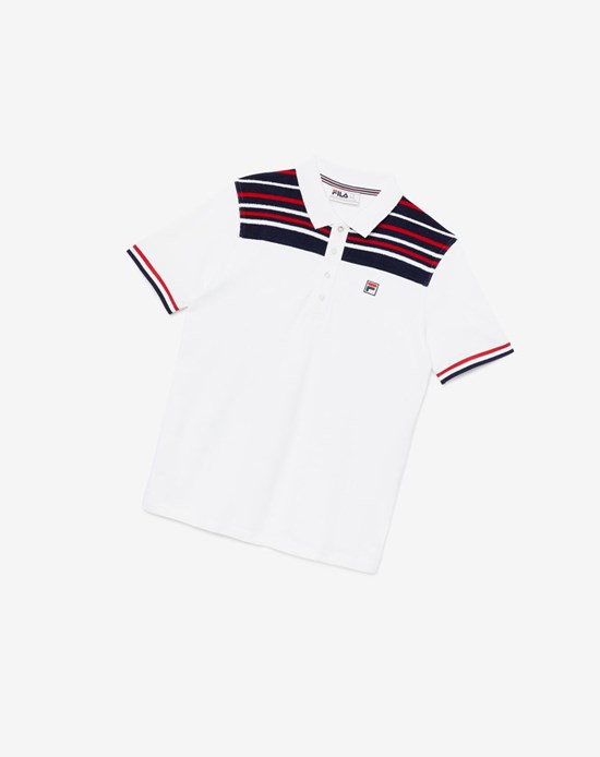 Fila Morganite Polo Blancos | 546203-OSG