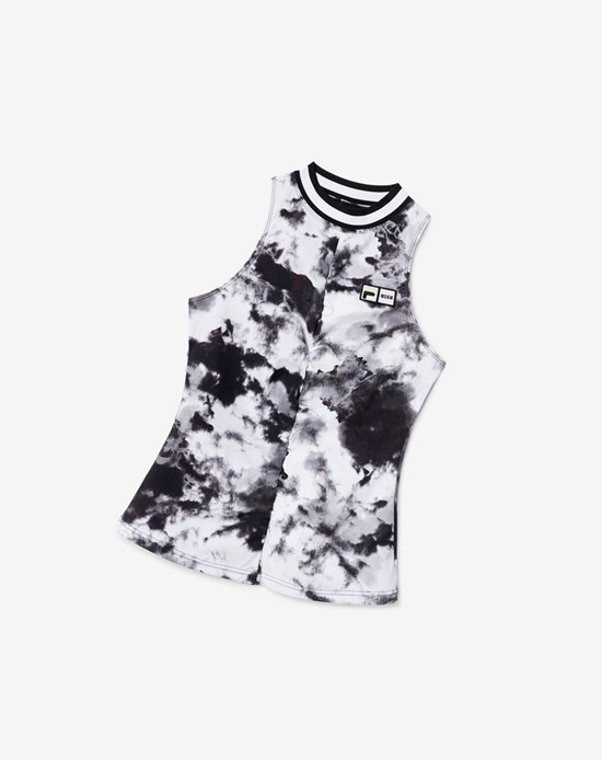 Fila Msgm X Fila Raceback Tank Negros | 249871-NKH