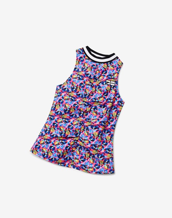 Fila Msgm X Fila Raceback Tank Rosas | 623910-UWA