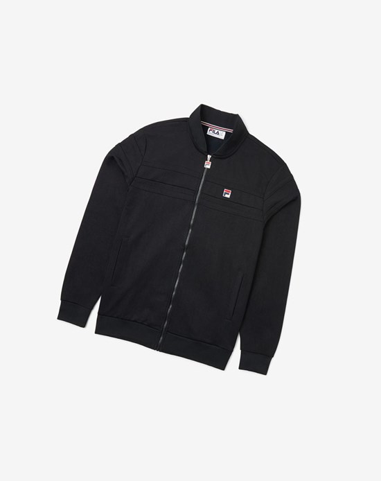 Fila Naso Jacket Negros | 365897-SDV