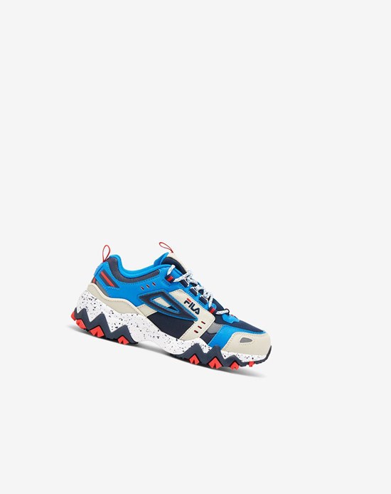Fila Oakmont Tr Sneakers Azul Marino Plateados Azules | 045732-TZW