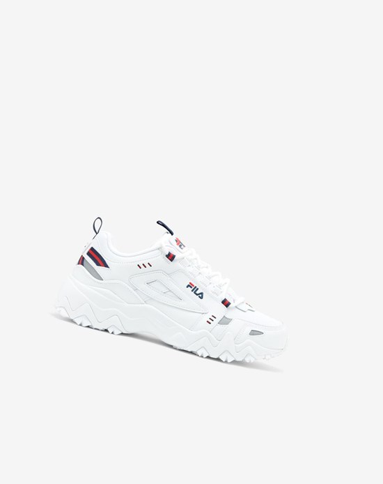 Fila Oakmont Tr Sneakers Blancos Azul Marino Rojos | 671932-AZG