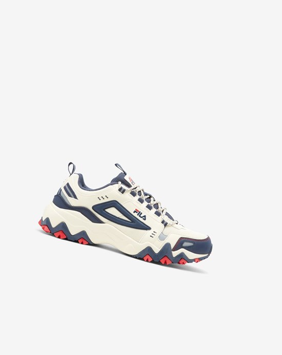 Fila Oakmont Tr Sneakers Blancos Azul Marino Rojos | 805764-PID