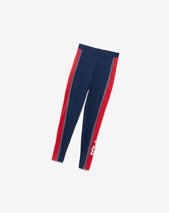Fila Ona Legging Rojos Blancos | 873162-KCU