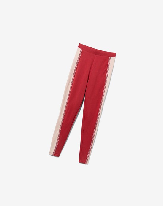 Fila Ona Legging Rojos Rosas | 016978-OFB