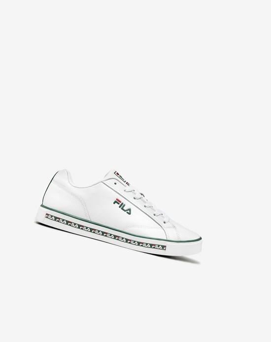 Fila Original Court Cuero Tenis Shoes Blancos Rojos | 928015-TDF