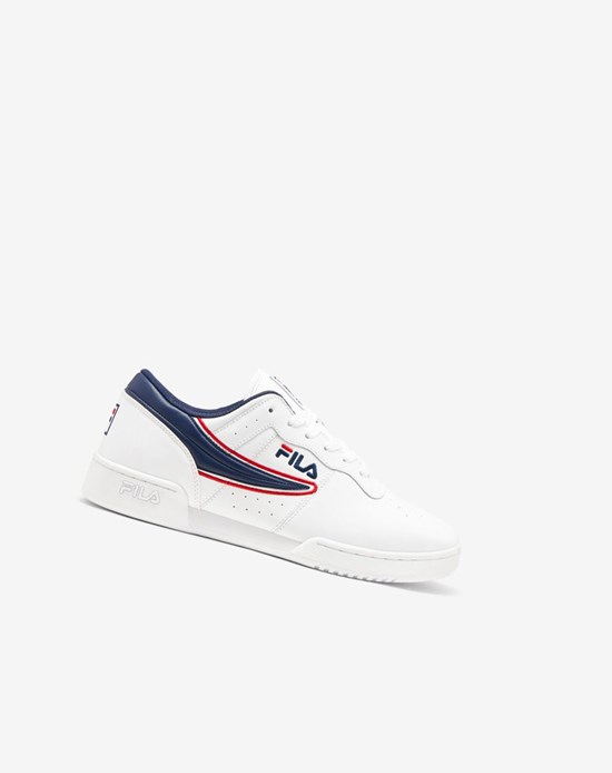 Fila Original Fitness Offset Tenis Shoes Blancos Azul Marino Rojos | 518342-DPL