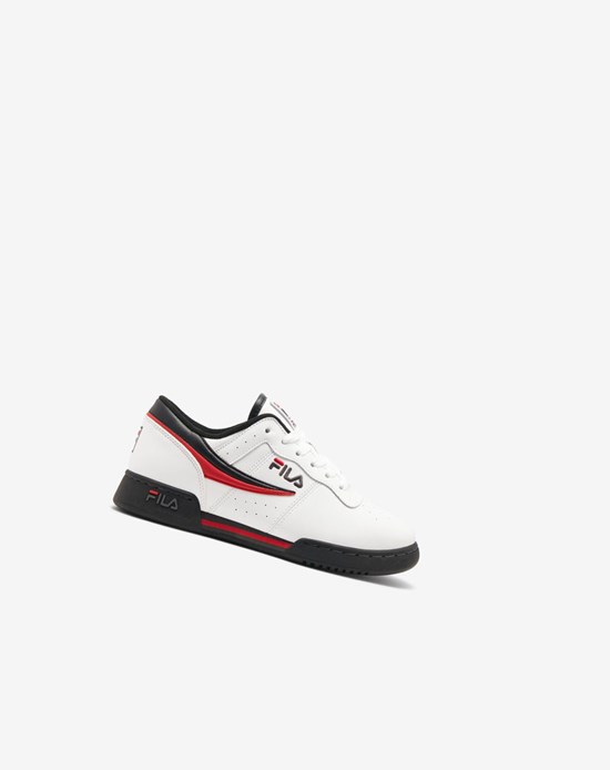 Fila Original Fitness Sneakers Blancos Negros Rojos | 792103-UYA