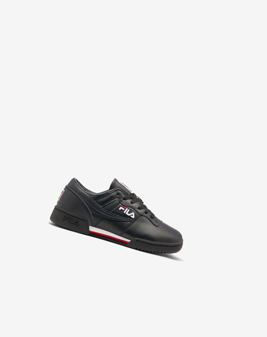 Fila Original Fitness Sneakers Negros Blancos Rojos | 306427-KZL