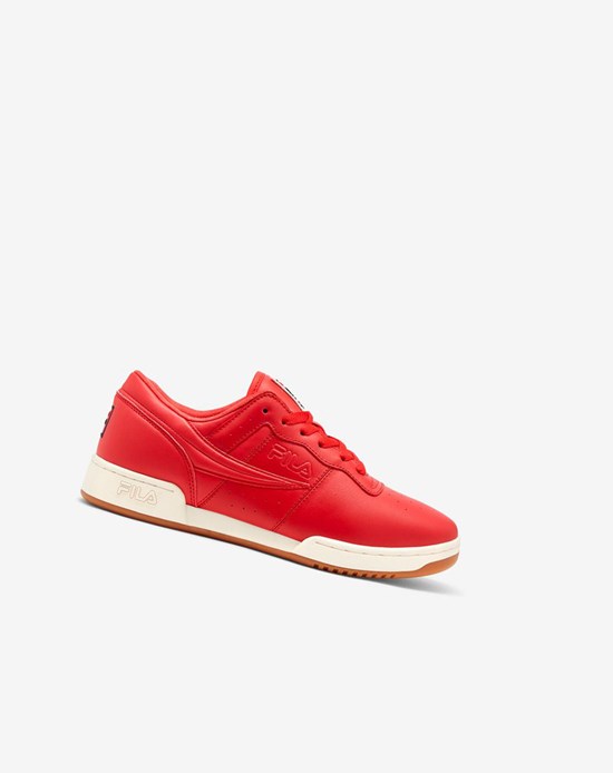 Fila Original Fitness Tenis Shoes Rojos Azul Marino | 718695-MDT