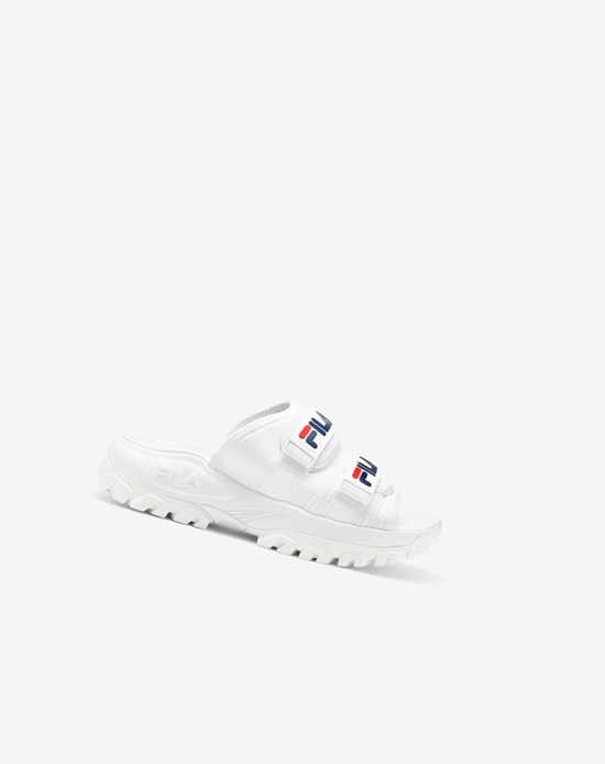 Fila Outdoor Chanclas Chanclas Sandals Blancos Azul Marino Rojos | 816732-GRI