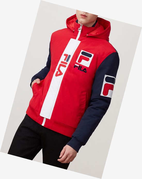 Fila P1 Fila Tech Jacket Cred/Peac/Wht | 805437-VDT