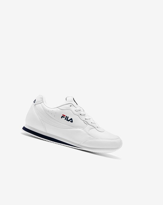 Fila Panzia Tenis Shoes Blancos Azul Marino Rojos | 038745-MOZ