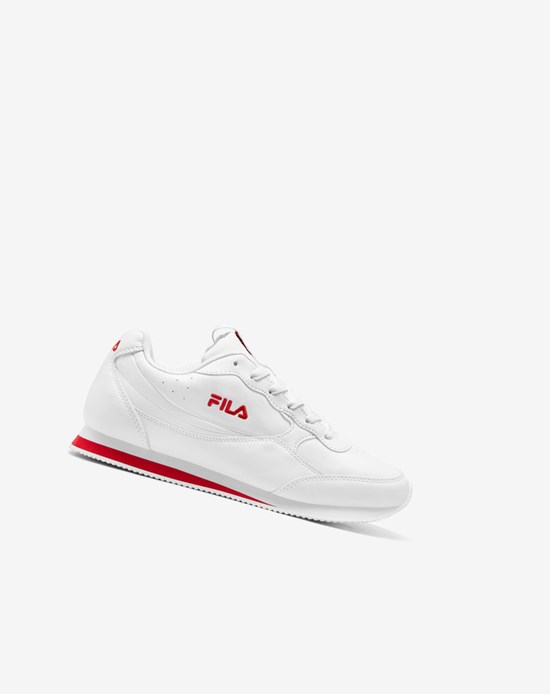 Fila Panzia Tenis Shoes Blancos Rojos Blancos | 273508-DMC
