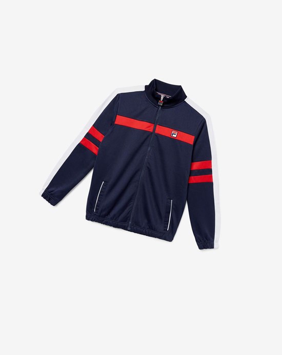 Fila Peridot Pista Jacket 410 Peacoat | 791508-JNC