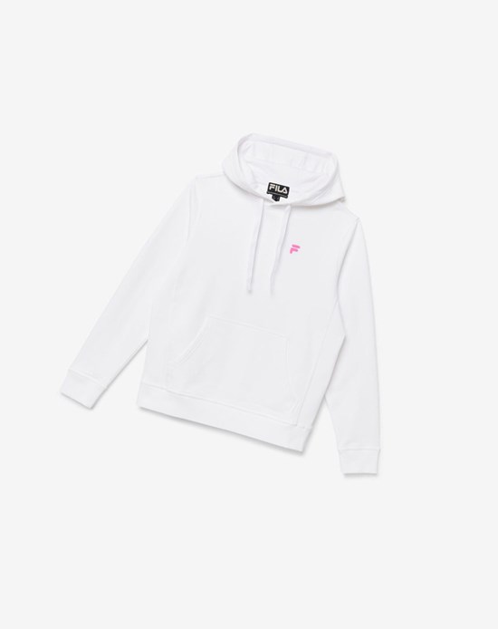Fila Phoenix Hoodie Blancos Rosas | 916037-IBP