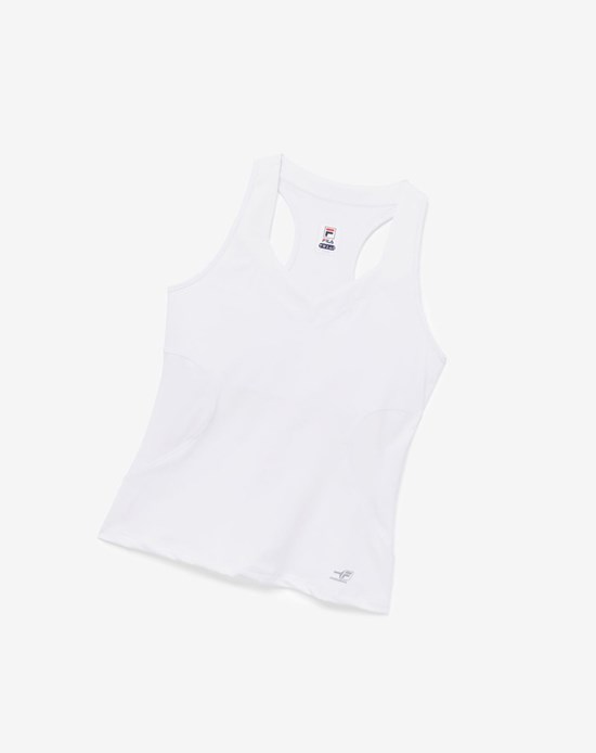 Fila Pickleball Halter Tank Blancos | 248170-MID