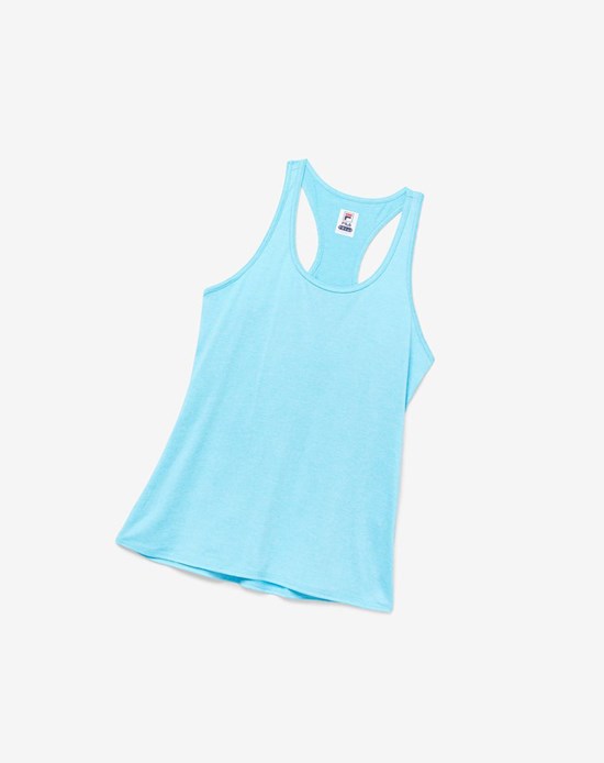 Fila Pickleball Racerback Tank 480 Bluefish Heather | 932180-VWP