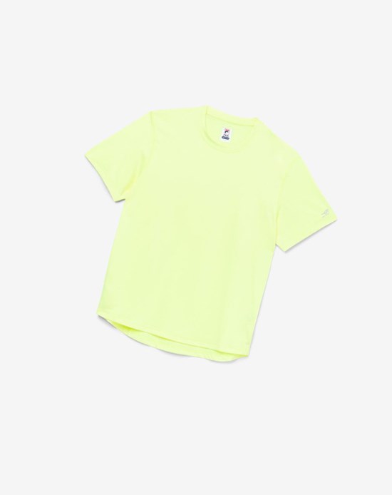 Fila Pickleball Scallop Hem Crew Amarillos | 254701-IUS
