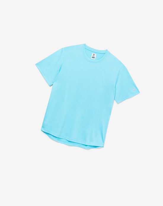 Fila Pickleball Scallop Hem Crew Azules | 659740-BPZ