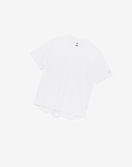 Fila Pickleball Scallop Hem Crew Blancos | 798013-TBV
