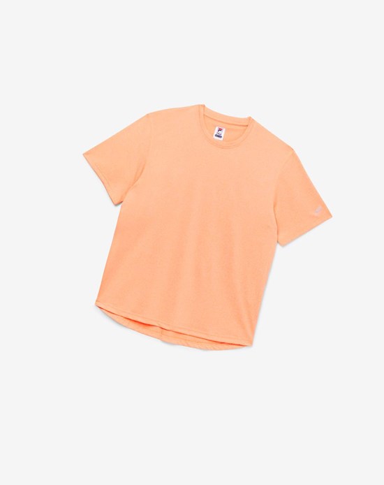 Fila Pickleball Scallop Hem Crew Naranjas | 251468-JSQ