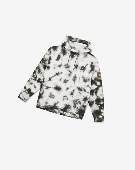 Fila Plantsy Layered Hoodie 296 Earth Forest / Tie Dye | 026385-KRZ