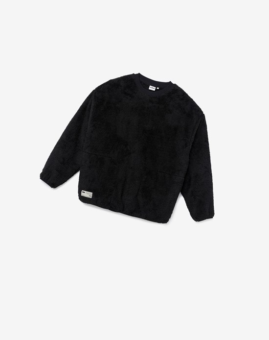 Fila Project 7 Boa Fleece Sweatshirt Negros | 103428-OPH