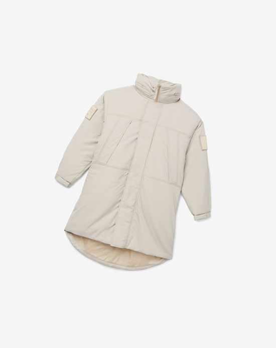 Fila Project 7 Long Acolchado Coat Beige | 952860-APR